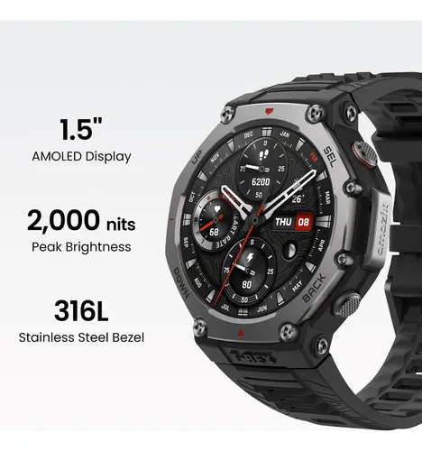 Reloj Smartwatch Amazfit T Rex 3 Bluetooth Wifi Gps